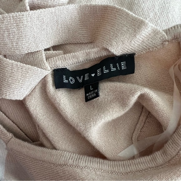 NWOT Love Ellie Pullover Colorblock Sweater - Picture 7 of 8